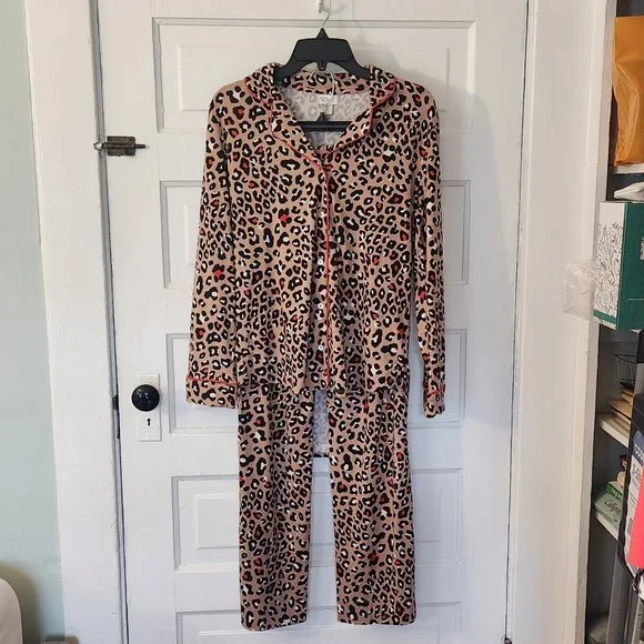Nordstrom leopard pajamas best sale